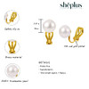 Gold Pearl Clip on