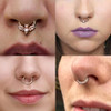 C. 8 Pieces-Rose gold tone