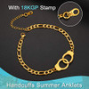 handcuff-gold plated