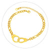 handcuff-gold plated