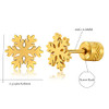 Snowflake-Gold/8mm