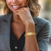 18 kt Yellow Gold over Silver