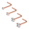 4PCS - Rose Gold