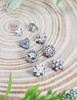 Silver Tone Tops 2MM /3MM/4MM
