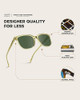 Transparent Yellow / Smoke Green