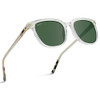 Crystal Clear Frame / Smoke Green Lens