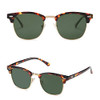 C010 Yellow Tortoise Frame/Green Lens