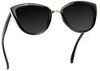 Black Frame-gold Rimmed / Black Lens