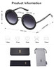 C1 Black Frame/Gradient Grey Lens With Black Diamonds