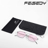 001 Silver Frame/Gradient Pink Lens