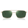 008 Gold Frame/Green Lens