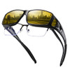 Black Frame Yellow Night Vision Lens