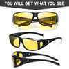 Black Frame Yellow Night Vision Lens