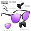 A05 Black/ Purple Mirrored
