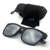 Black Frame / Silver Mirror Lens