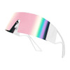 White Frame/Pink Mirror Lens