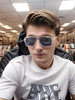 Transparent Frame | Blue Lens