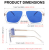 Transparent Frame | Blue Lens