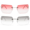 A1 Silver / Gradient Pink + Silver / Silver