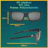Matte Black Frames/Smoke Lenses