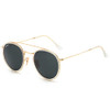 Gold Frame Black Lens