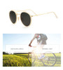 Gold Frame Black Lens