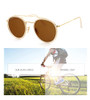 Gold Frame Brown Lens