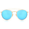 Gold Frame Ice Blue Lens