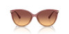 Dusty Rose Light Brown/Purple Amber Gradient