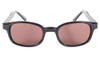 Black Frame/Rose Colored Lens