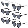 Black Heart Shape Bachelorette Sunglasses