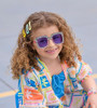 Transparent Purple Frame | Purple Lens
