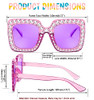 Transparent Purple Frame | Purple Lens