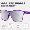Transparent Purple+sliver