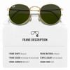 Polished Arista Gold Frame | G-15 Green Lens