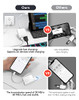 White USB Port