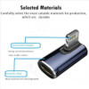 USB C to iOS Adapter, 27W, Side Elbow