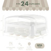 White - 24 Cupcake Carrier