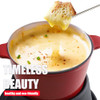 B. Cast Iron Fondue - Red