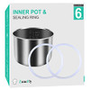 6Qt inner Pot &2Pack 6Qt Sealing Rings