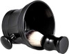 Shaving bowl with brush