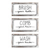 White frame on white background