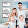White frame on white background