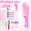 pink, green, purple, orange