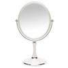 White & Silver(1/3x Magnifying Makeup Mirror)