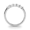 White Gold Five-Stone Emerald Diamond Wedding Ring (1.00 ct.tw.)
