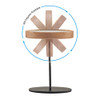 Black( 1/3x Magnification Makeup Mirror)