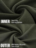 Black, Olive Green, Light Grey