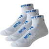 [3 Pairs] White/Blue