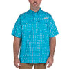 Fish Finder Vivid Blue Plaid